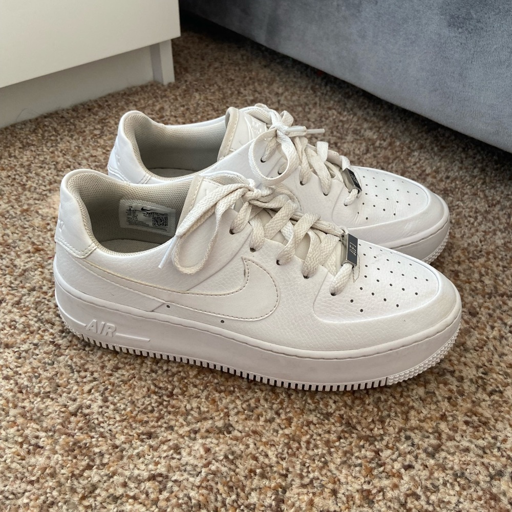 Barley used Air Force ones!